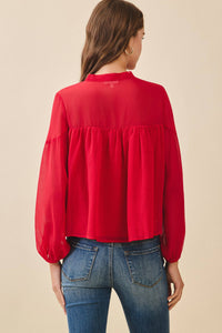 Final Sale Ribbon & Redeemer Blouse