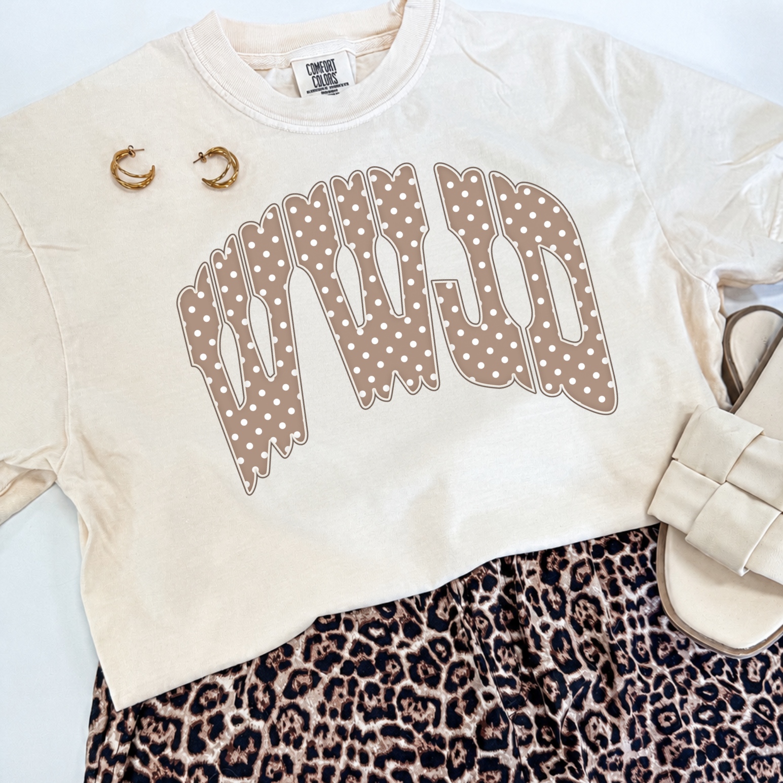 WWJD Polka Dot Tee