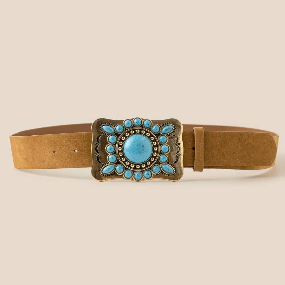 Final Sale Buckle Up Belt (Black and Brown)