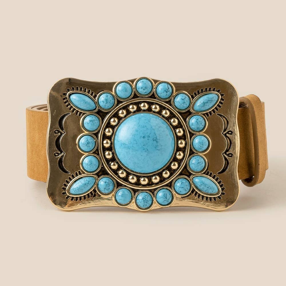 Final Sale Buckle Up Belt (Black and Brown)