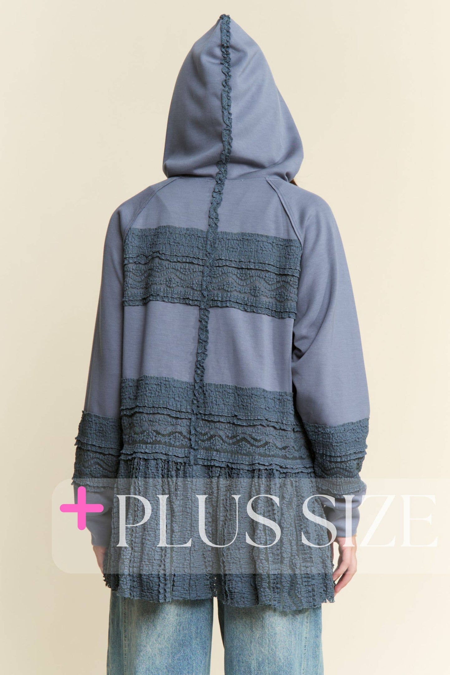 PLUS SIZE Blue Haven Hoodie